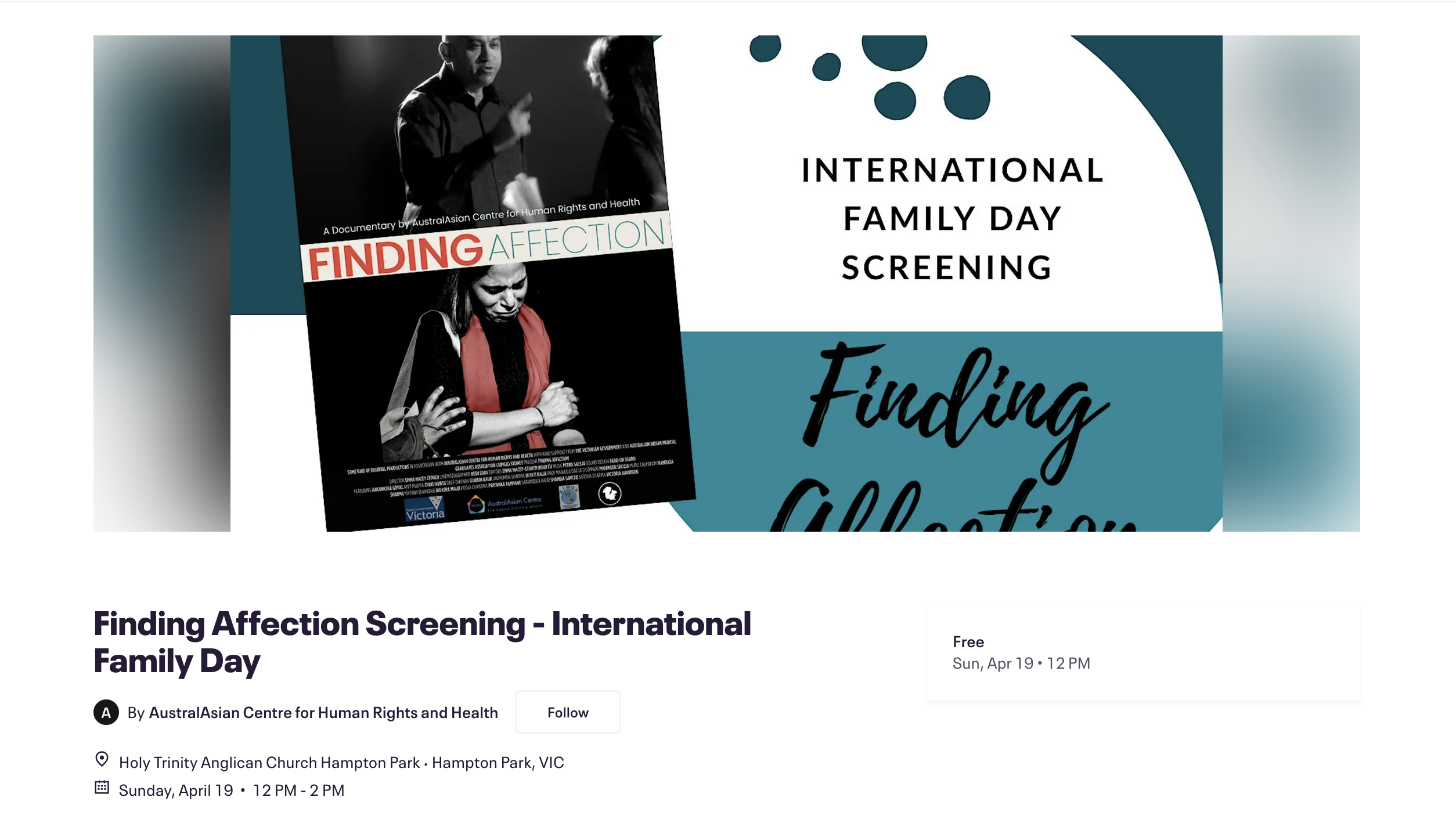 FInding Affection Screening
